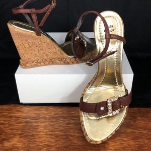 Costablanca Brown Espadrilles w/4” Heels